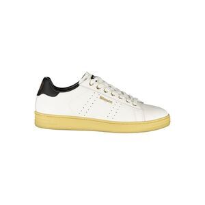 Blauer White Polyurethane Men Men's Sneaker
